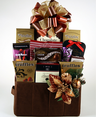 Chocolate Lover's Christmast Gift Basket